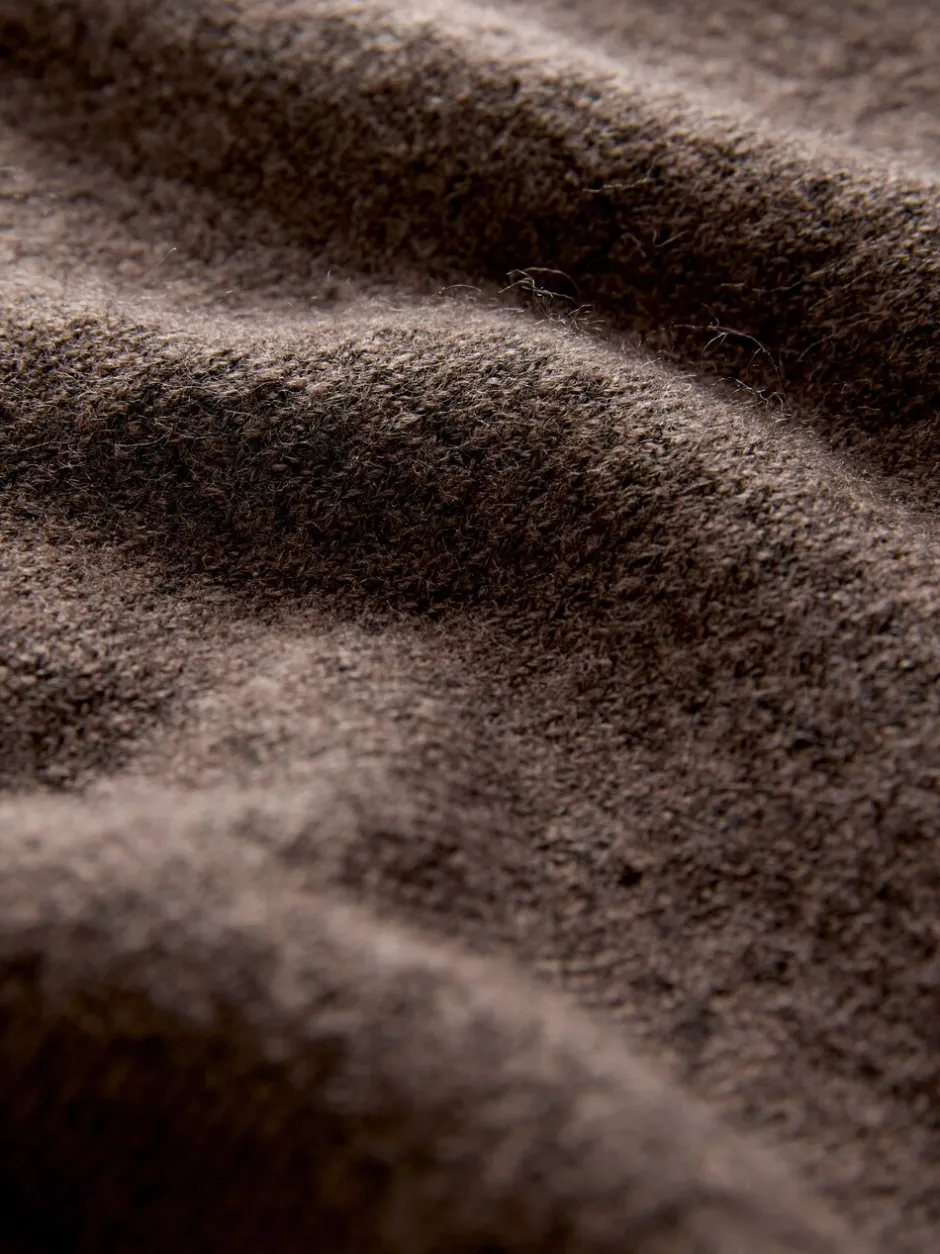 Gebreide Kleding*Next Chocoladebruin - Gebreid vest met ronde hals