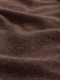 Broeken|Laura Ashley - gebreide loungebroek Chocoladebruin