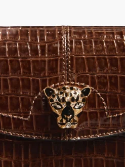 Tassen En Portemonnees*Lipsy - Medium Chain Shoulder Bag Chocoladebruin