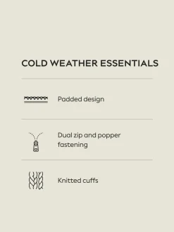 Jassen En Jacks*Next Chocoladebruin - Long Padded Check Longline Coat