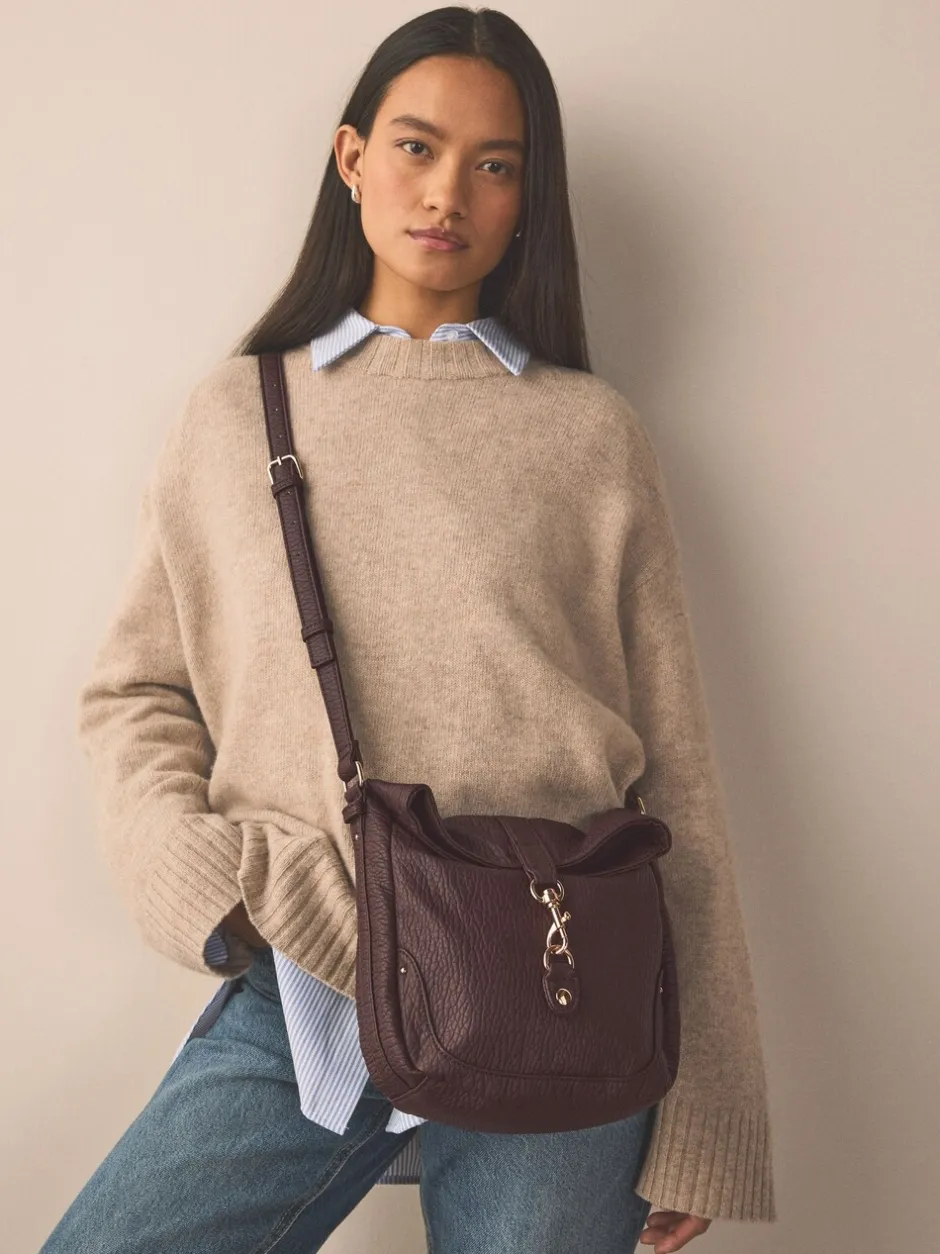Tassen En Portemonnees*Next - Messenger Cross-Body Bag Chocoladebruin