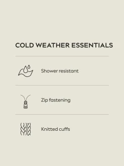 Jassen En Jacks|Next Chocoladebruin - Premium Longline Padded Coat with Faux Fur Collar
