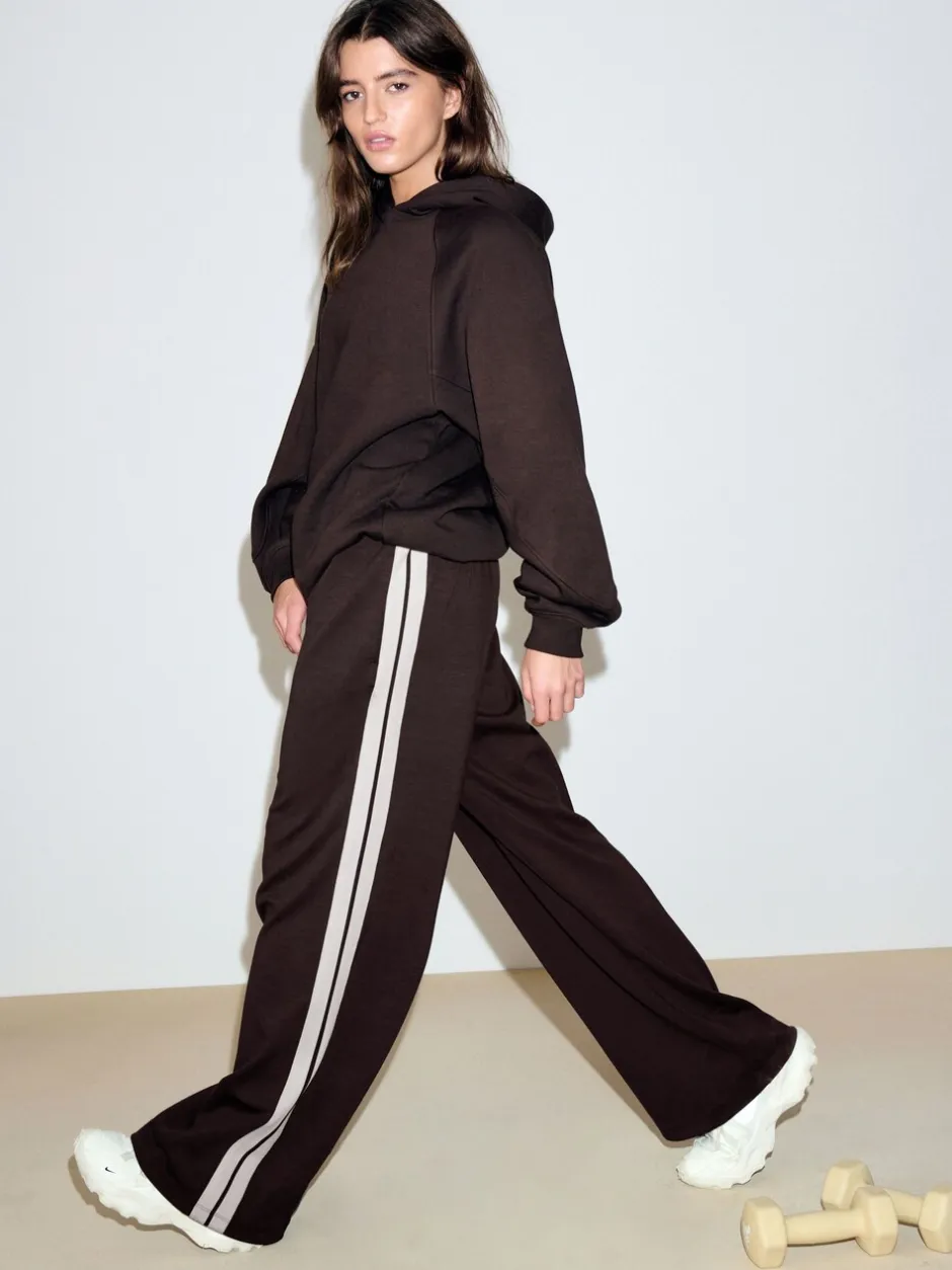 Hoody's En Sweatshirts*Next - Relaxte zware hoodie met normale lengte Chocoladebruin