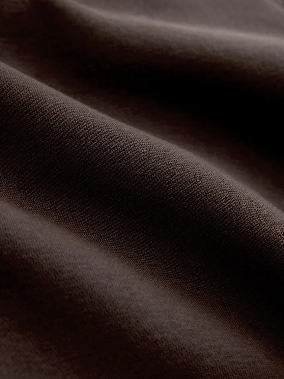 Hoody's En Sweatshirts*Next - Relaxte zware hoodie met normale lengte Chocoladebruin