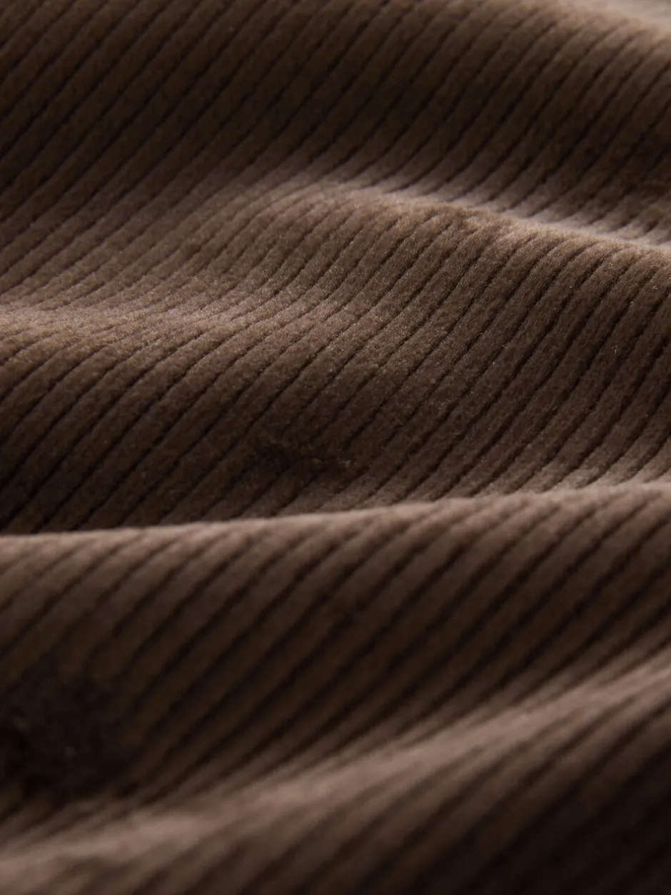 Leggings En Joggingbroeken|Next - Soft Feel Cord Wide Leg Trousers Chocoladebruin
