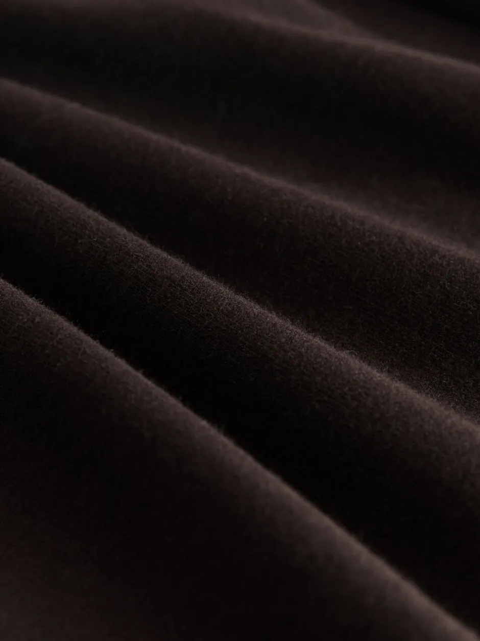 Loungewear|Leggings En Joggingbroeken|Next - Soft Touch Rib Ruched Flare Leggings Chocoladebruin