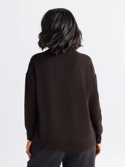Gebreide Kleding|Next Chocoladebruin - Superzacht V-hals vest met zakken