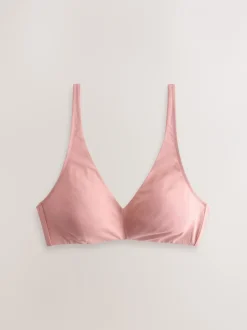 Beha's|Next - Katoenmix ultiem comfort beha's verpakking van 3 Chocoladebruin/Roze/Crème