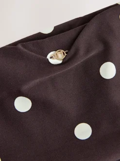 Badkleding*Next Chocolate Brown/Cream Spot - Bikinibroekjes