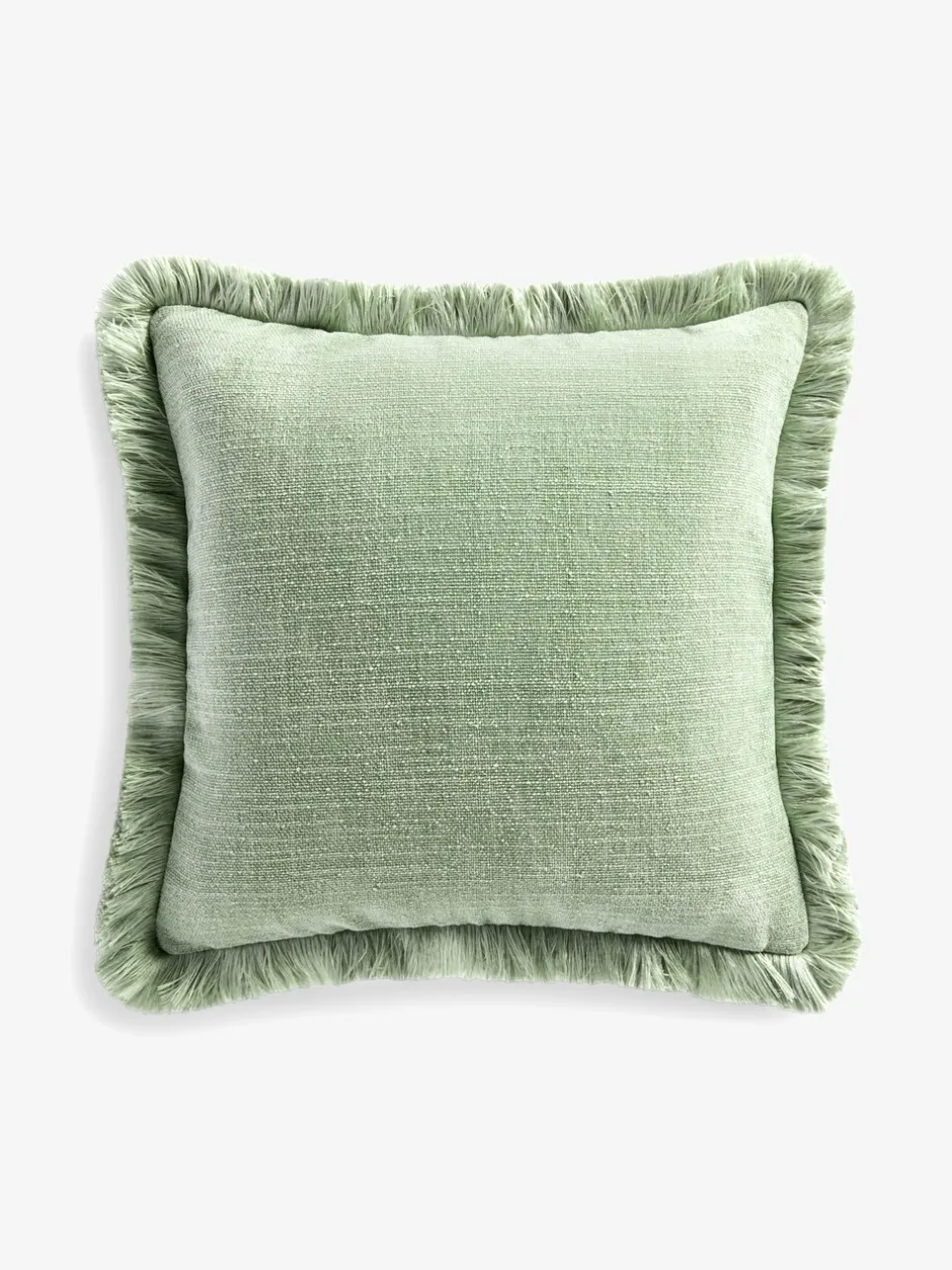 Kussentjes En Plaids|Kussentjes En Plaids|Next Chunky Fringe Velvet Chenille Cushion