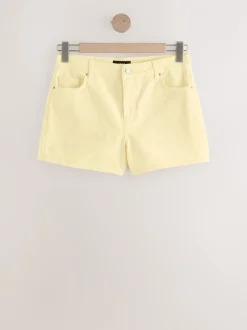 Shorts*Next - Denim shorts voor jongens Citroengeel