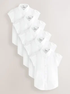 Overhemden En Blouses*Clarks 5 Pack Girls School Shirts