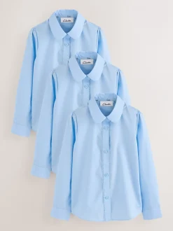 Overhemden En Blouses*Clarks - Set van 3 schooloverhemden met korte mouwen voor meisjes