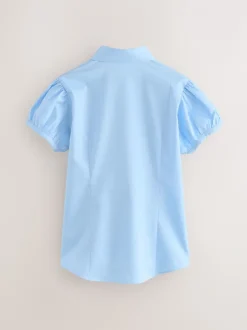 Overhemden En Blouses|Clarks aansluitend school overhemd met korte mouwen