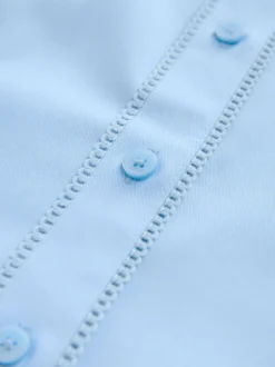 Overhemden En Blouses|Clarks aansluitend school overhemd met korte mouwen