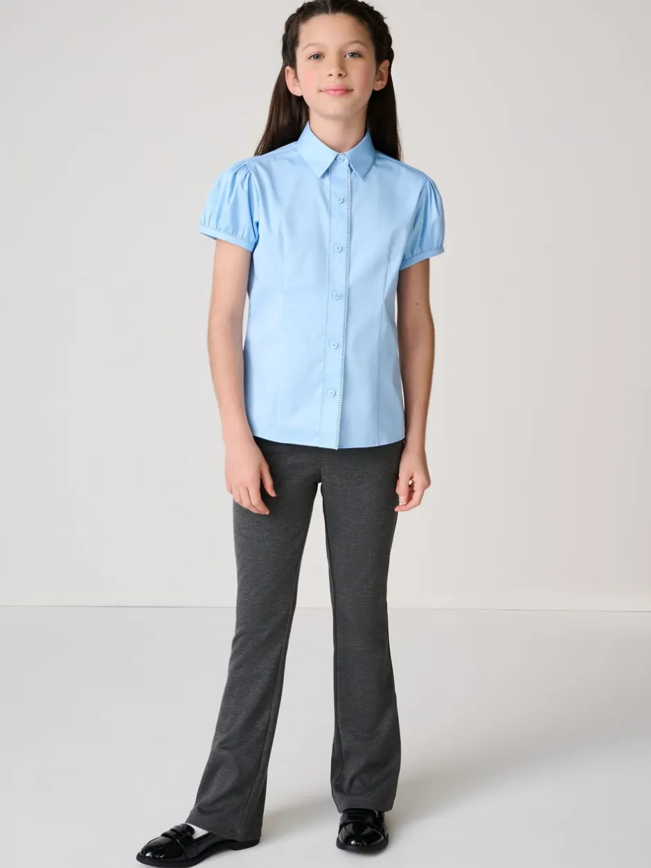 Overhemden En Blouses|Clarks aansluitend school overhemd met korte mouwen