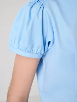 Overhemden En Blouses|Clarks aansluitend school overhemd met korte mouwen