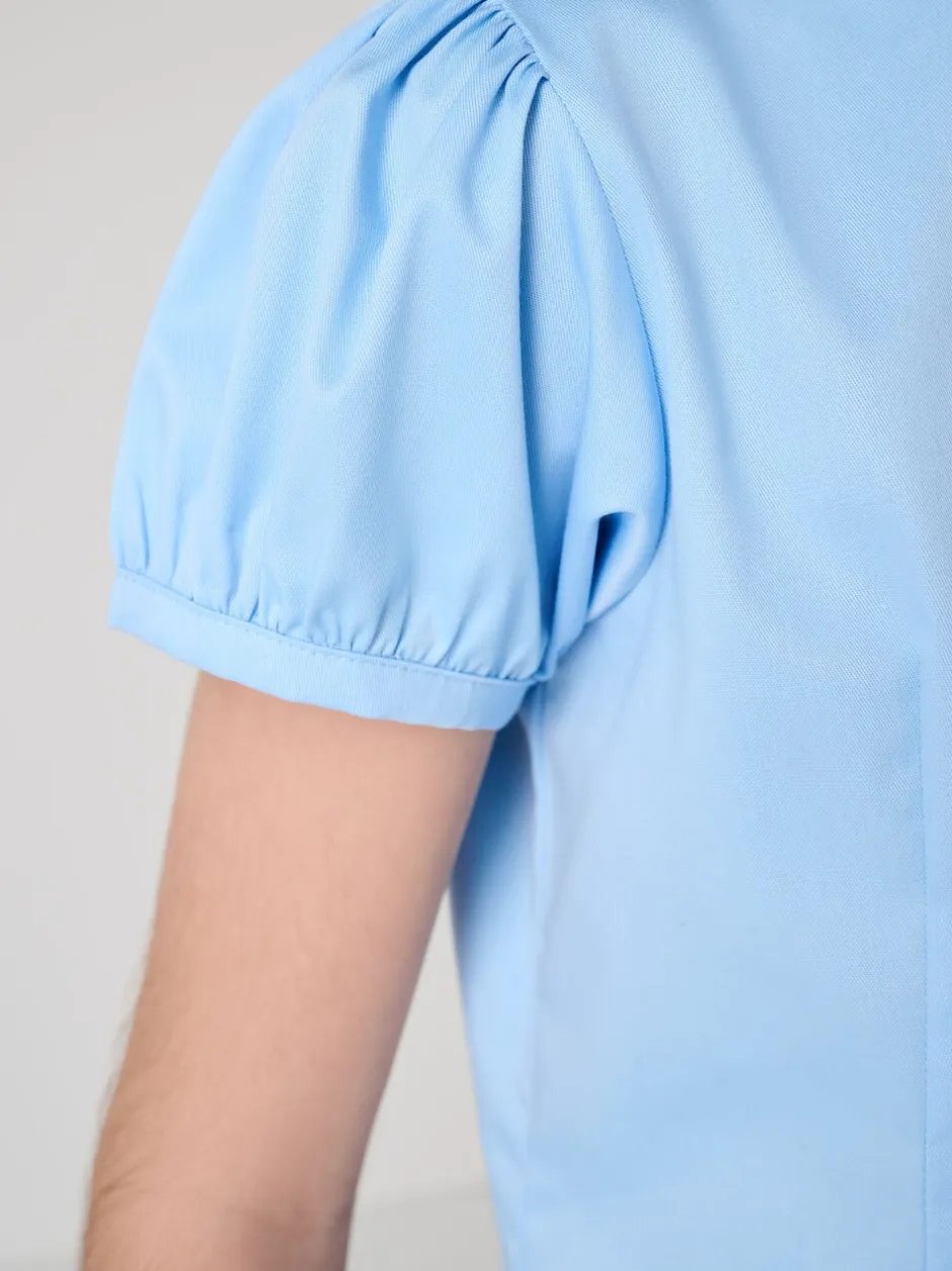 Overhemden En Blouses|Clarks aansluitend school overhemd met korte mouwen