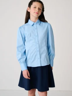 Overhemden En Blouses*Clarks aansluitend schooloverhemd met Lange mouwen
