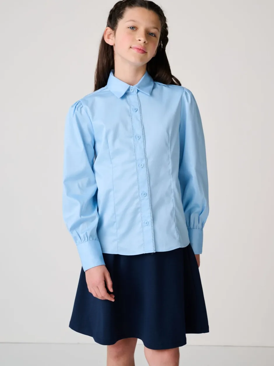 Overhemden En Blouses*Clarks aansluitend schooloverhemd met Lange mouwen