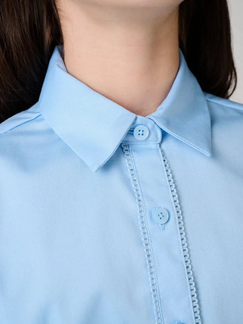 Overhemden En Blouses*Clarks aansluitend schooloverhemd met Lange mouwen