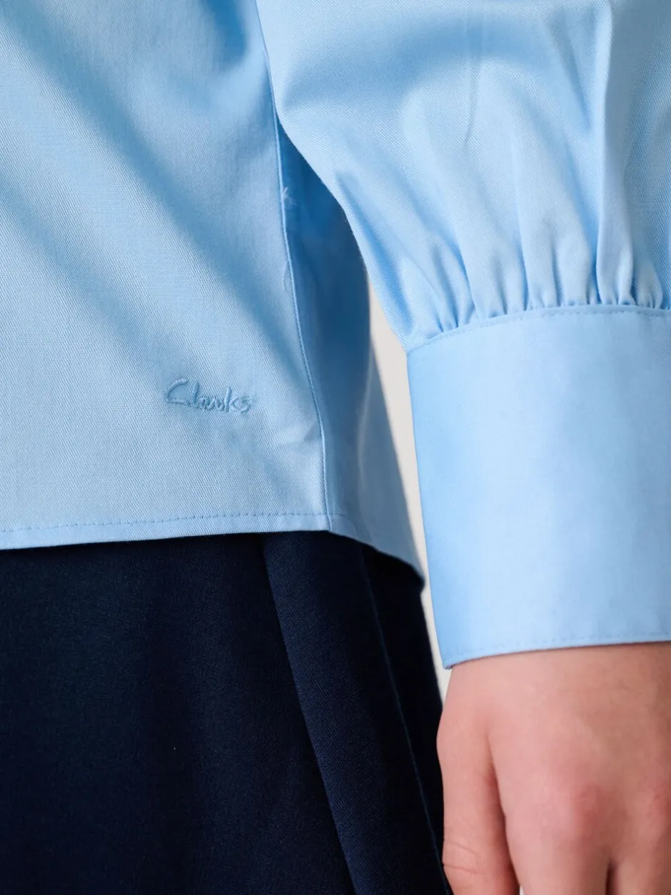 Overhemden En Blouses*Clarks aansluitend schooloverhemd met Lange mouwen