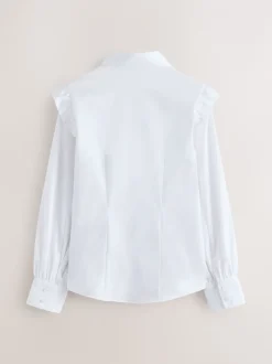 Overhemden En Blouses|Clarks Frill lange mouwen schooloverhemden 2 verpakking