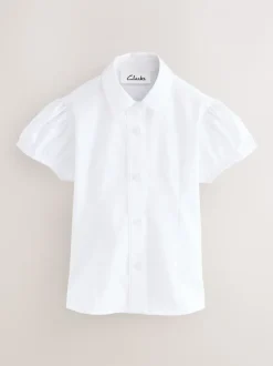 Overhemden En Blouses*Clarks getailleerde schooloverhemden met korte mouwen 3 set