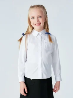 Overhemden En Blouses*Clarks set van 3 schooloverhemden met lange mouwen en strik