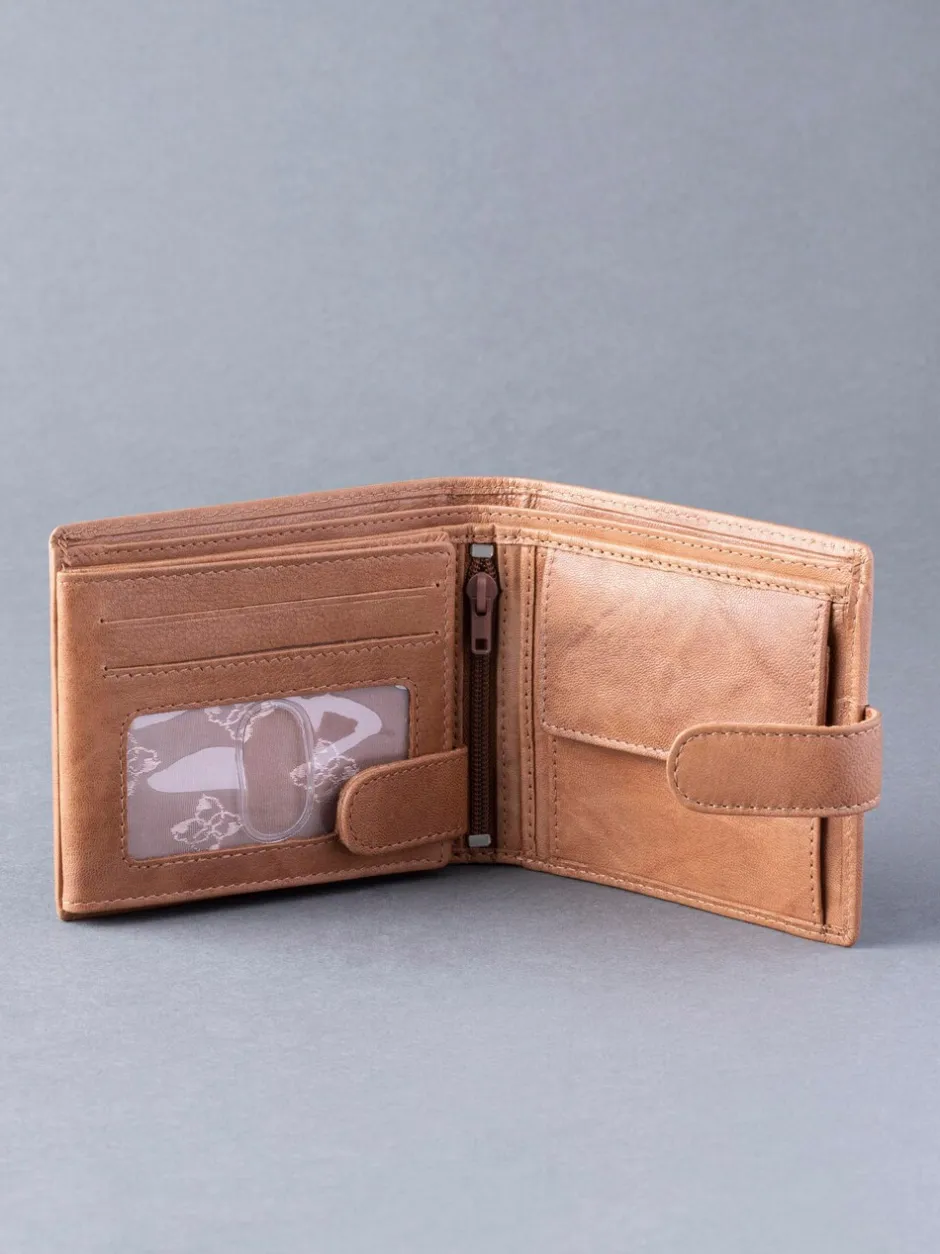 Portemonnees|Lakeland Leather - - Burneside - Portemonnee Cognacbruin