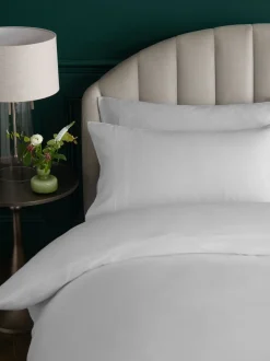 Beddengoedsets En Dekbedovertrekken|Next Collection Luxe 300-draads 100% katoensatijnen luxe dekbedovertrek- en kussensloopset