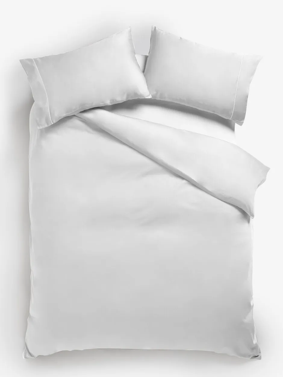 Beddengoedsets En Dekbedovertrekken|Next Collection Luxe 300-draads 100% katoensatijnen luxe dekbedovertrek- en kussensloopset