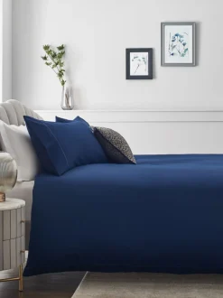 Beddengoedsets En Dekbedovertrekken|Next Collection Luxe 300-draads 100% katoensatijnen luxe dekbedovertrek- en kussensloopset