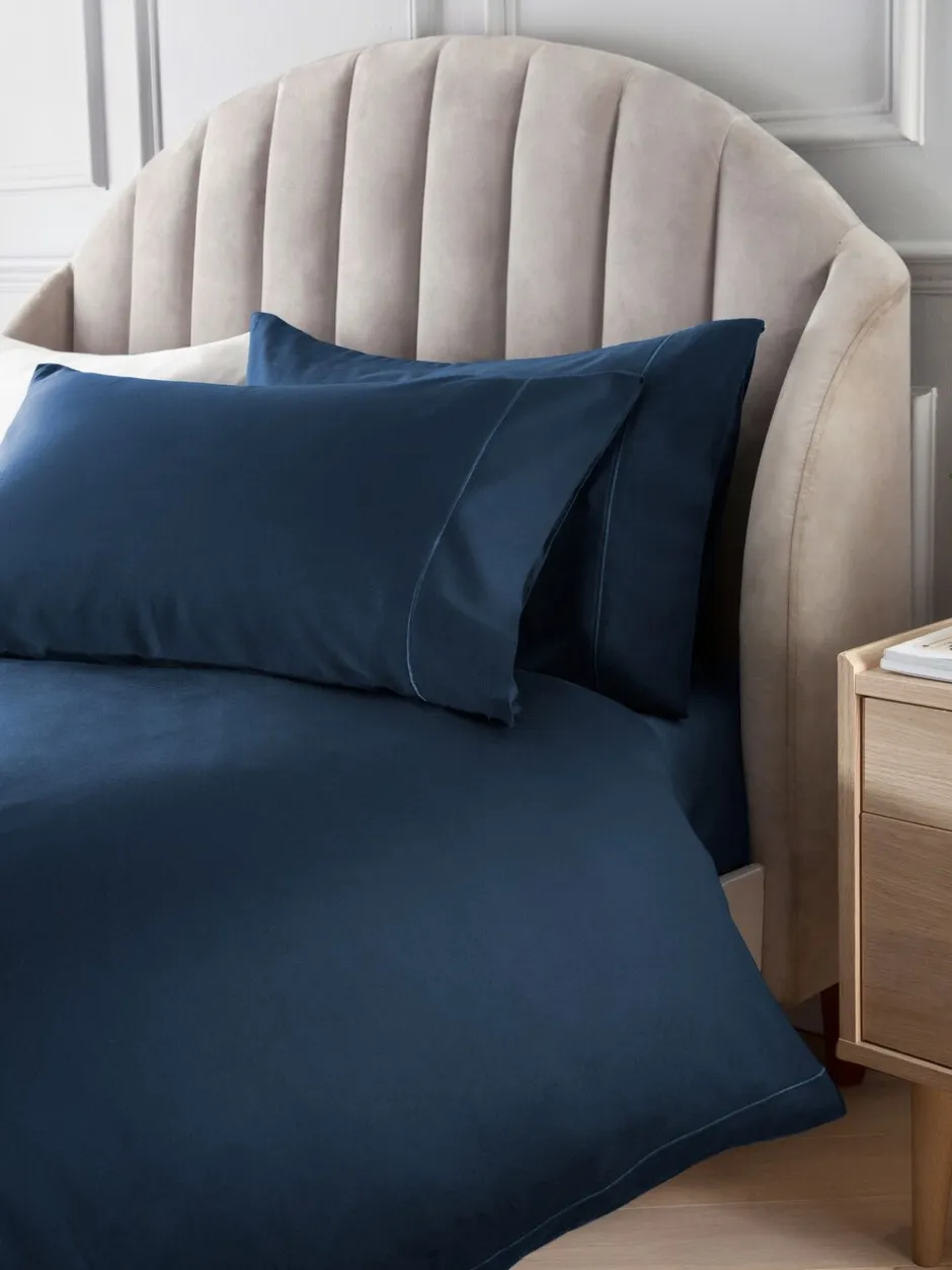Beddengoedsets En Dekbedovertrekken|Next Collection Luxe 300-draads 100% katoensatijnen luxe dekbedovertrek- en kussensloopset