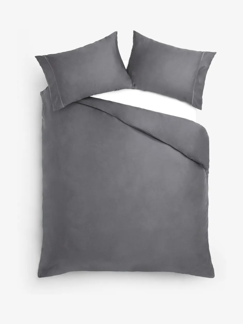 Beddengoedsets En Dekbedovertrekken|Next Collection Luxe 300-draads 100% katoensatijnen luxe dekbedovertrek- en kussensloopset