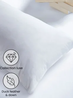 Dekbedden En Kussens*Next Collection Luxe Duck Down & Feather 100% Cotton Support Pillow