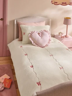 Kinderbeddengoed|Beddengoedsets En Dekbedovertrekken*Next Comfortabele fleece dekbedovertrek en kussensloop