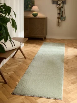 Vloerkleden En Lopers|Vloerkleden En Lopers*Next Comfortabele wasbare lopers voor onregelmatige ondergrond Grijs-groen