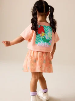 Tops|Shorts En Rokken|Next Coral Ariel - Disney Top & Skirt Set (3mths-7yrs)