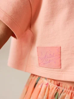 Tops|Shorts En Rokken|Next Coral Ariel - Disney Top & Skirt Set (3mths-7yrs)