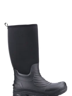 Laarzen|Cotswolds Black Kenwood Wellingtons