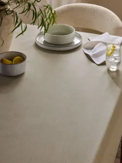 Tafellinnen En Placemats *Next Cotton Linen Look Wipe Clean Table Cloth
