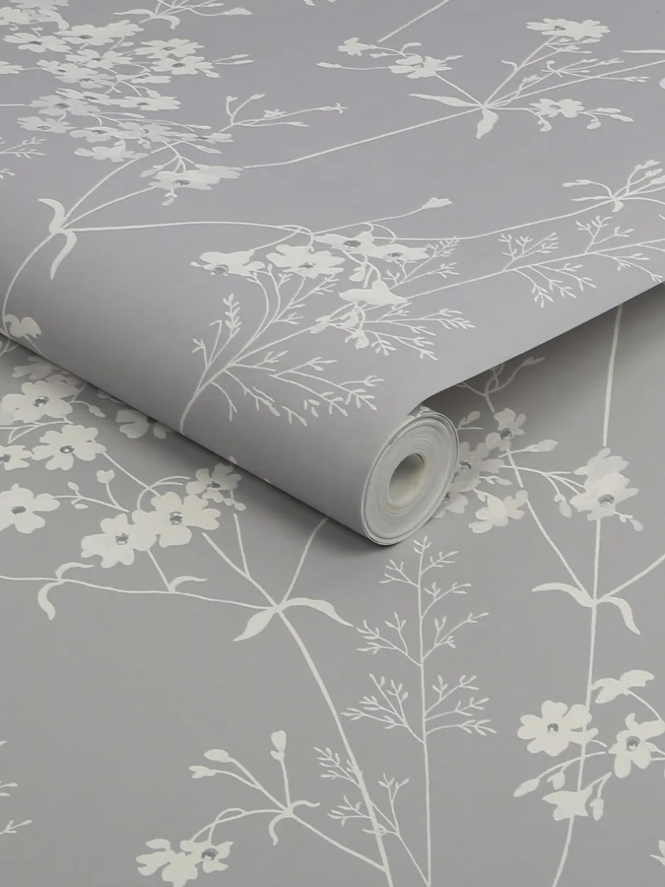 Behang|Next Country Leaves 10M Wallpaper Grijs