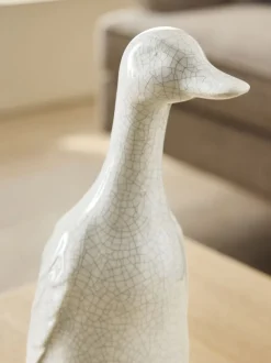 Decoraties|Next Crackle Glaze Ceramic Runner Duck Ornament