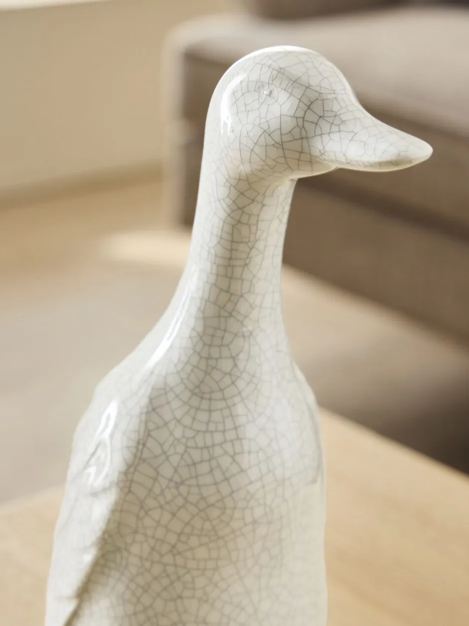 Decoraties|Next Crackle Glaze Ceramic Runner Duck Ornament