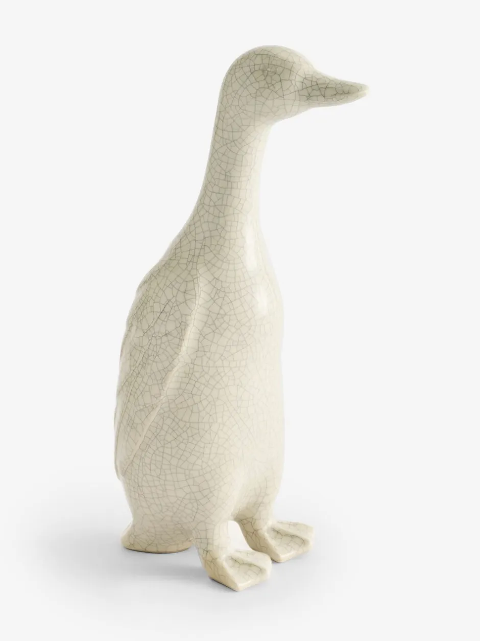Decoraties|Next Crackle Glaze Ceramic Runner Duck Ornament