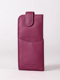 Zonnebril|Lakeland Leather Cranberry - Glasses Case