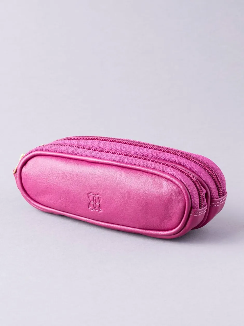 Zonnebril*Lakeland Leather Cranberry - dubbele brillenkoker