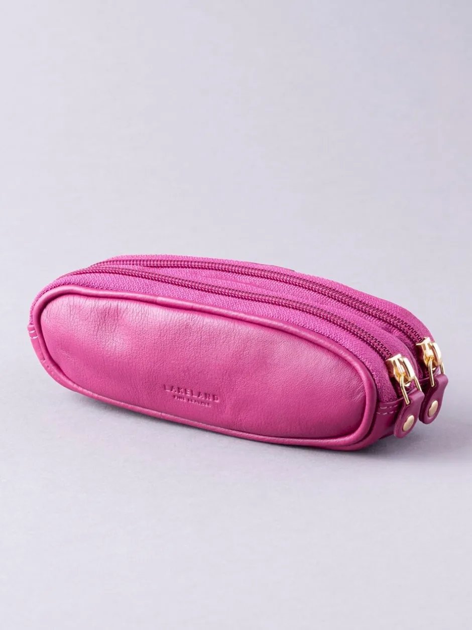 Zonnebril*Lakeland Leather Cranberry - dubbele brillenkoker