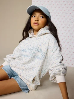 Sweaters En Hoody´S|Next Cream Ditsy Flower - Hoodie (3 - 16 jr)